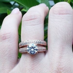 Rose Gold Ring Set